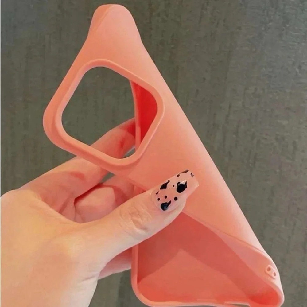 ⚠️Clearance iPhone 12/Pro/Pro Max Coral Orange/Pink Solid Phone Case SAU - Picture 2 of 3